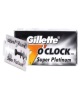 Gillette 7 o'clock (Black) Super Platinum blades
