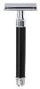 Edwin Jagger Double Edge Safety Razor - Black (Long)