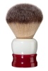 Fine Stout Shave Brush, 24mm knot - Red/White