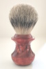 QED Select 2524 Faux Red Garnet Best Badger 24mm knot