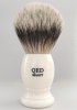 QED Select 4328 Faux Ivory Manchurian Silvertip Badger 28mm knot