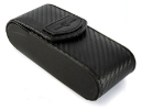 Edwin Jagger DE Razor Case - Black Carbon Fibre Effect